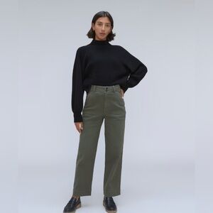 Everlane The Organic Wide Leg Pant in Kambaba, Size 4